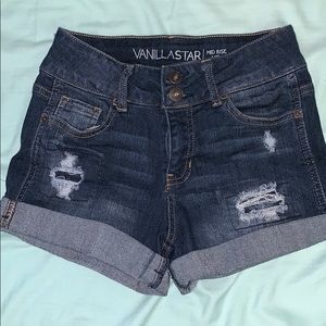 High waisted Jean shorts